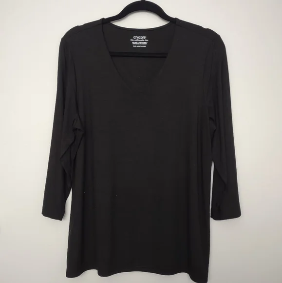 Chico's | Tops | Chicos Ultimate Tee Sz 2l | Poshmark